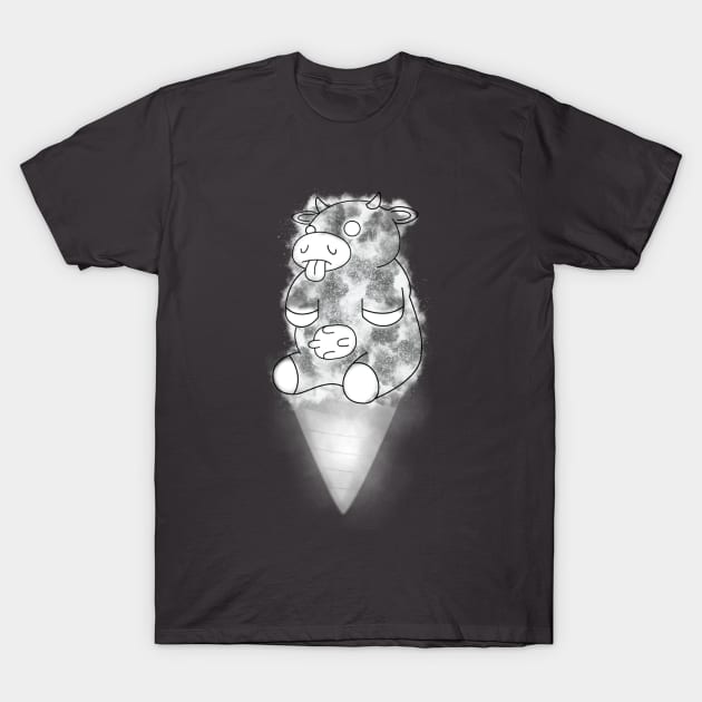 Comet N’ Cream - Cosmoo Cowlick! T-Shirt by Atomic Lunchbox